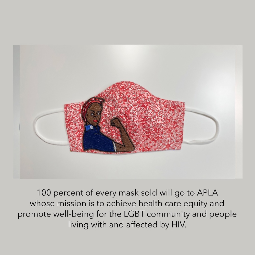 Face Mask (Reversible) BLM Rosie Riveter